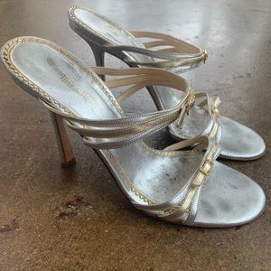 Vintage gold and silver jimmy choo size 39